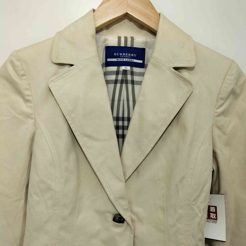 バーバリーブルーレーベル BURBERRY BLUE LABEL ノバチェック 2B テーラードジャケット レディース JPN:38