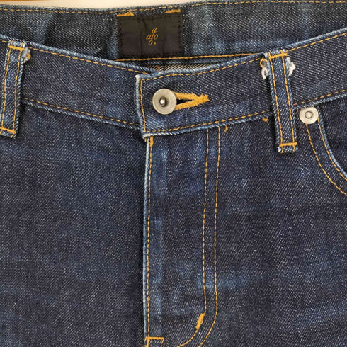 アトウ ato コットン ボタンフライ ストレートデニムパンツ メンズ JPN:44
