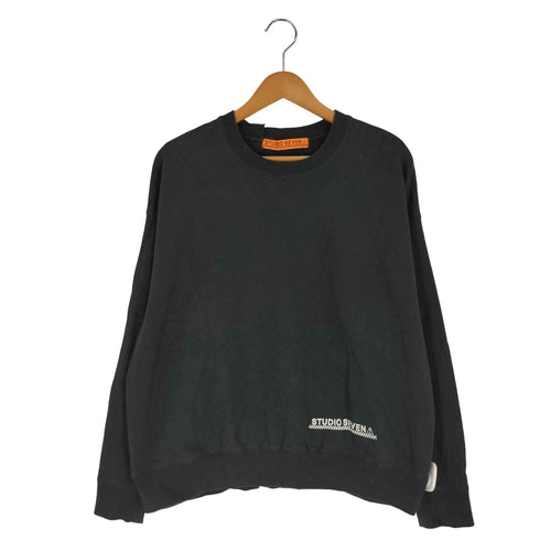 スタジオセブン STUDIO SEVEN Cut Logo Crew Sweat カットオフ クルーネックスウェット メンズ JPN:L