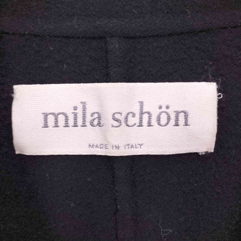 ミラショーン mila schon イタリア製 ウール カシミヤ チェスターコート レディース