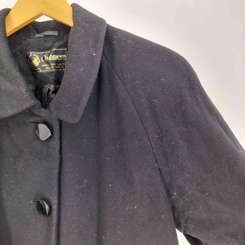 CASHMERE カシミヤ100% ステンカラー コート レディース 9AR