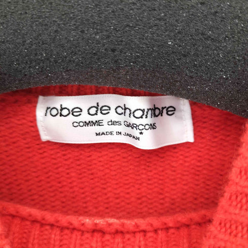 ローブドシャンブルコムデギャルソン robe de chambre COMME des GARCONS 90S AD1999 99AW ウールカシミヤ混 モックネック ニット レディース