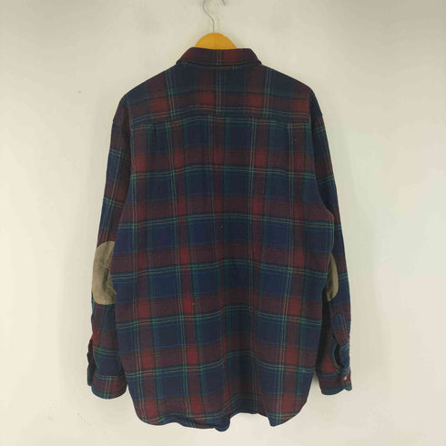 ペンドルトン PENDLETON 90S MADE IN USA エルボーパッチウールシャツ メンズ import:XL