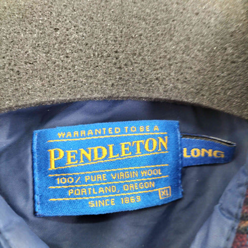 ペンドルトン PENDLETON 90S MADE IN USA エルボーパッチウールシャツ メンズ import:XL