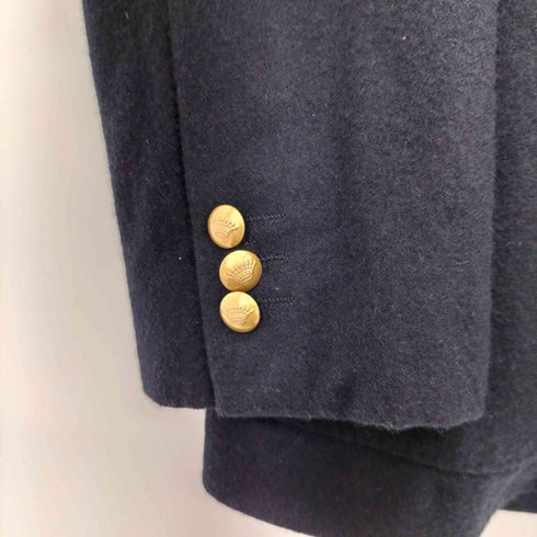 コモリ COMOLI 22AW カシミヤ ネイビーダブルブレザー メンズ JPN:2
