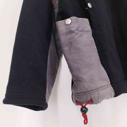 ハーディエイミス HARDY AMIES SPORT 異素材 切替 ハーフジップ フリースジャケット メンズ import:L