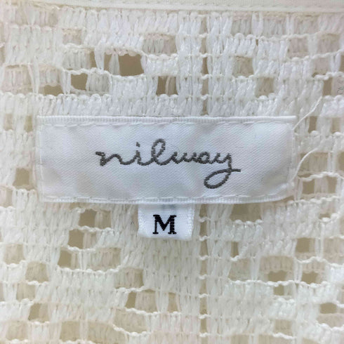 ニルウェイ Nilway パッチワークシアーレース長袖シャツ レディース JPN:M