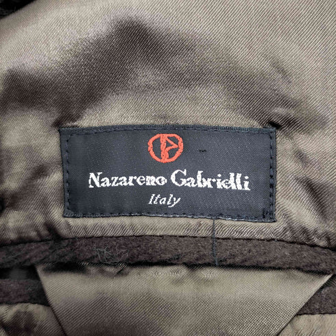 Nazareno Gabrielli イタリア製 ウール チェスター コート メンズ