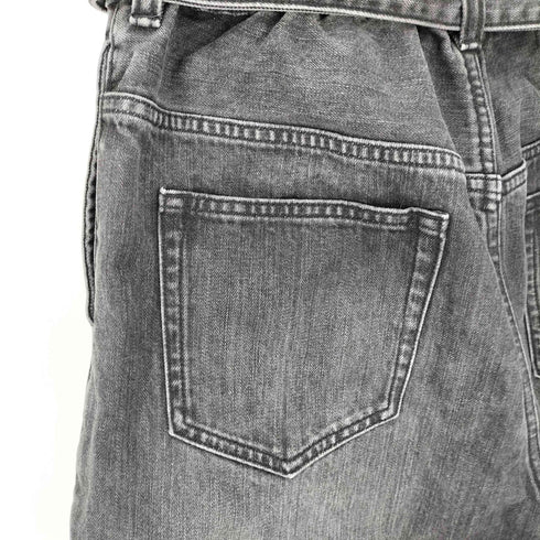 メゾンスペシャル MAISON SPECIAL 23SS フォールド タック ベルテッド ハイパー ワイド デニムパンツ メンズ JPN:0