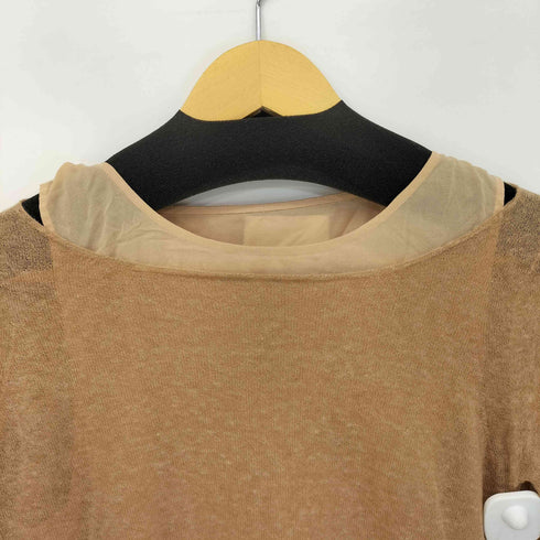 スリーワンフィリップリム 3.1 phillip lim ナイロン アルパカ サイドボタン L/S ニット レディース import:XS