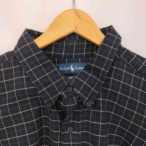 コットン ビッグサイズ チェック 裾ドローコード リメイク L/S シャツ レディース 3XB