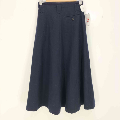 トリココムデギャルソン tricot COMME des GARCONS 90s AD表記無 ベルトループ ウールフレアスカート レディース JPN:M