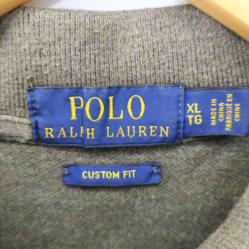 ポロラルフローレン POLO RALPH LAUREN CUSTOM FIT ポニー刺繍 ポロシャツ メンズ import:XL