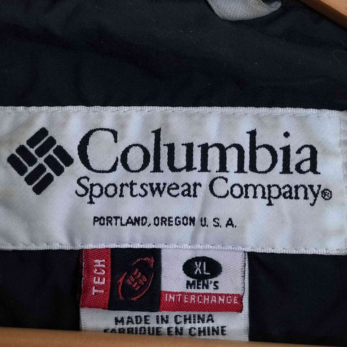 コロンビア Columbia TITANIUM ロゴ刺繍 ハイネック フリース ジャケット メンズ import:XL