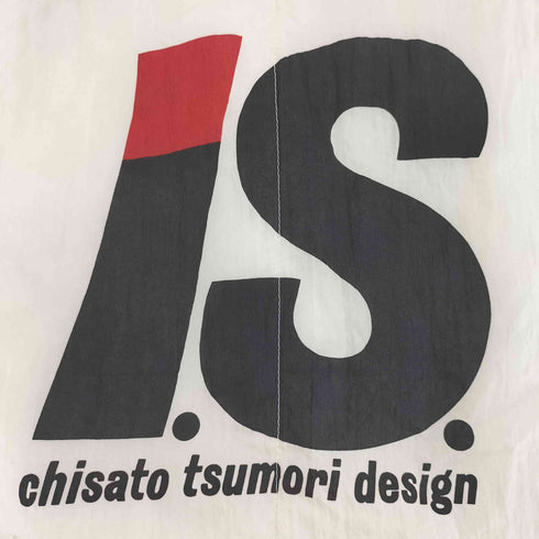 アイエスツモリチサト I.S. TSUMORI CHISATO 80S ロゴ プリント ナイロン コットン リバーシブル フーデッド 中綿 ジャケット ユニセックス メンズ 9