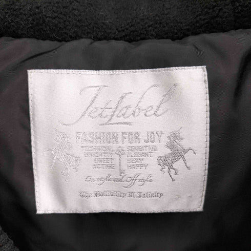 JET LABEL レザーベルト フーデッド ロング ダウンコート レディース JPN:38