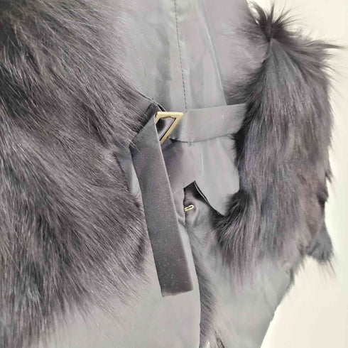 ノートエシロンス note et silence バックアジャスター フォックスファー ベスト レディース FREE