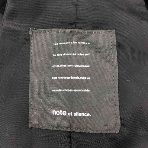 ノートエシロンス note et silence バックアジャスター フォックスファー ベスト レディース FREE