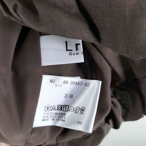 LrdR リネン タック ノーカラーブルゾン センソユニコ レディース JPN:38