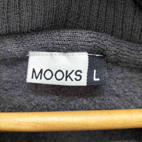 MOOKS WOOL100% ジップアップジャケット メンズ import:L
