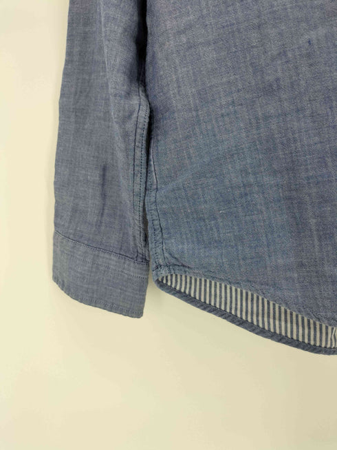 バーバリーブラックレーベル BURBERRY BLACK LABEL ロゴ刺繍 L/S シャツ メンズ 4
