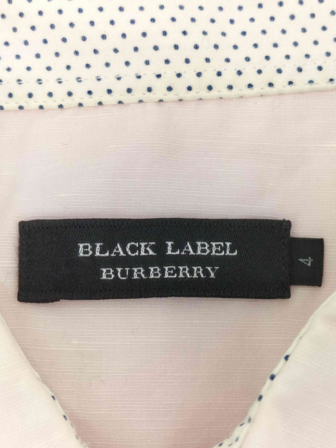 バーバリーブラックレーベル BURBERRY BLACK LABEL ロゴ刺繍 L/S シャツ メンズ 4
