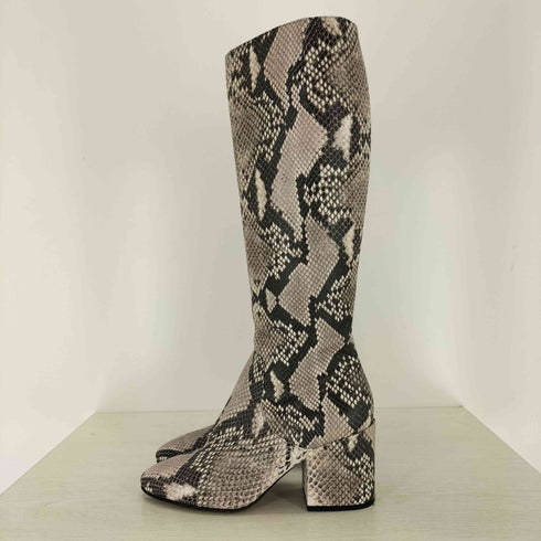 ドリスヴァンノッテン DRIES VAN NOTEN パイソンロングレザーブーツ レディース EUR:39