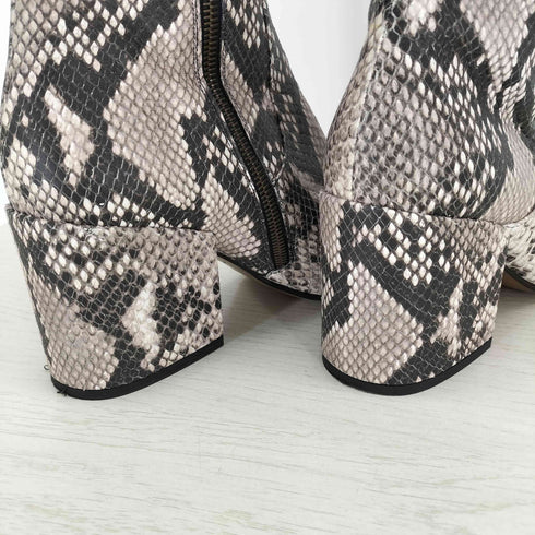 ドリスヴァンノッテン DRIES VAN NOTEN パイソンロングレザーブーツ レディース EUR:39