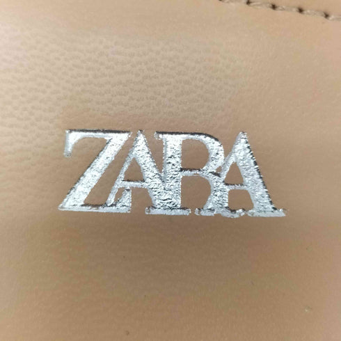 ザラ ZARA シャイニーディテール スリングバック ハイヒール レディース EUR:39