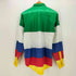 ポロバイラルフローレン Polo by RALPH LAUREN 80-90S 緑タグ USA製 ポニー刺繍 マルチカラー ボタンダウン L/S シャツ メンズ import:XL