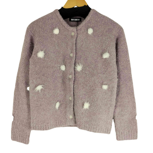 マリークワント MARY QUANT ポンポン付 カーディガン レディース import:M