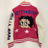 ベティー BETTY BOOP スタジャンジップニット レディース M-L