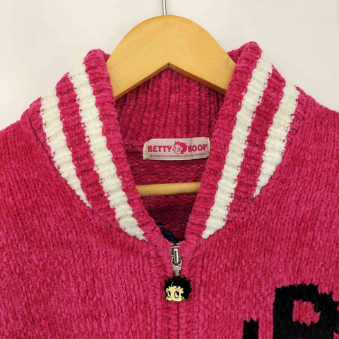 ベティー BETTY BOOP スタジャンジップニット レディース M-L