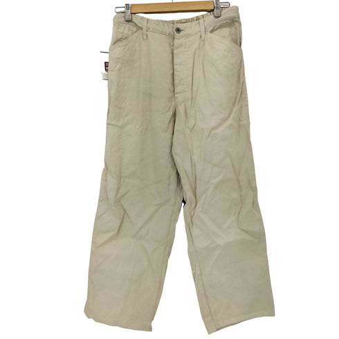 ネストローブコンフェクト nest Robe CONFECT 23SS Linen Cotton Twill White Pigment Coated Painter Pants メンズ JPN:4