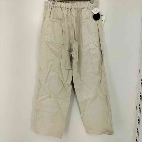 ネストローブコンフェクト nest Robe CONFECT 23SS Linen Cotton Twill White Pigment Coated Painter Pants メンズ JPN:4