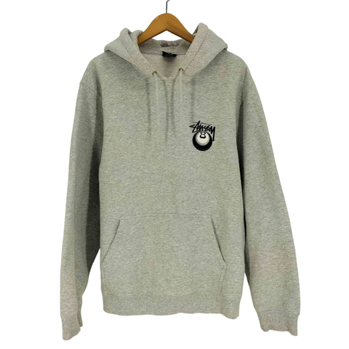 ステューシー Stussy Cobra 8ball hooded sweat 裏起毛 コブラ 8ボール フード スウェット メンズ import:L