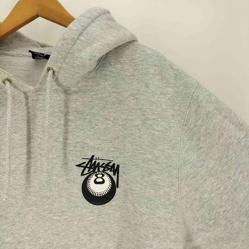 ステューシー Stussy Cobra 8ball hooded sweat 裏起毛 コブラ 8ボール フード スウェット メンズ import:L