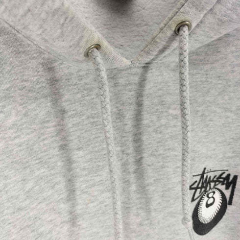 ステューシー Stussy Cobra 8ball hooded sweat 裏起毛 コブラ 8ボール フード スウェット メンズ import:L