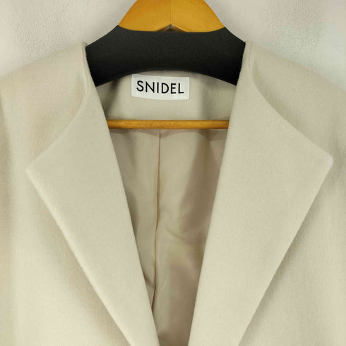 スナイデル snidel ノーカラーロングコート レディース ONE SIZE