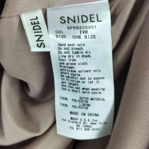 スナイデル snidel フリルロングワンピース レディース