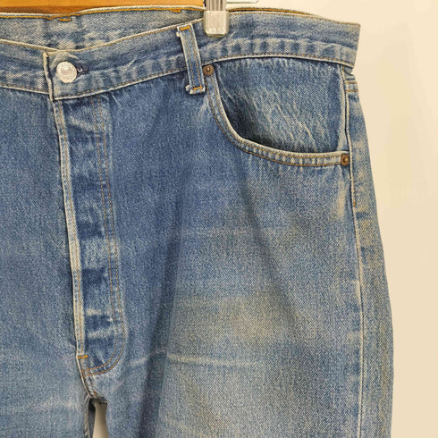 リーバイス Levis 80S USA製 501XX ボタン裏 522 刻印 5ポケット ボタンフライ デニム パンツ 脇割 86年製 ハチマル メンズ W44 L32