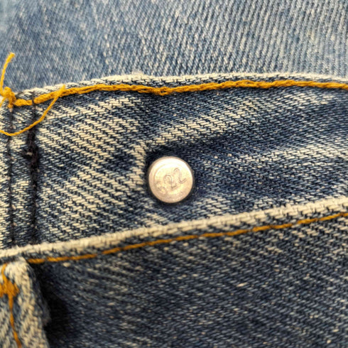 リーバイス Levis 80S USA製 501XX ボタン裏 522 刻印 5ポケット ボタンフライ デニム パンツ 脇割 86年製 ハチマル メンズ W44 L32