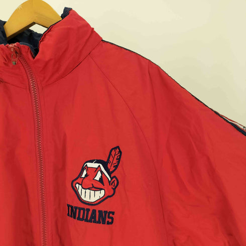 ジェニュインマーチャンダイズ GENUINE MERCHANDISE 90-00S PRO PLAYER 韓国製 ロゴ刺繍 パッカブルフード ジップアップ ジャケット メンズ import:XL