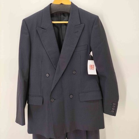 バーバリーズ BURBERRYS 90S ストライプ ダブルブレスト スーツセットアップ メンズ 48