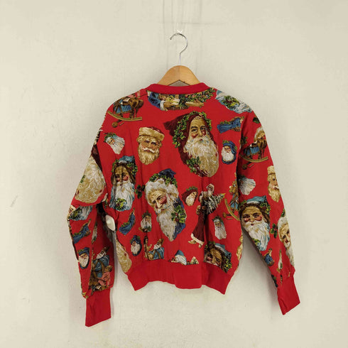 AVANT GARDE NEWS オールオーバープリント サンタクローススウェット リブ長 Christmas メンズ ONE SIZE