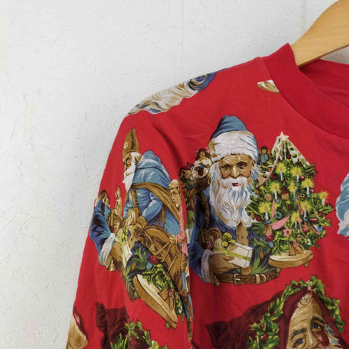 AVANT GARDE NEWS オールオーバープリント サンタクローススウェット リブ長 Christmas メンズ ONE SIZE