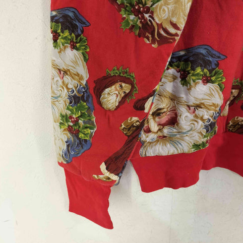 AVANT GARDE NEWS オールオーバープリント サンタクローススウェット リブ長 Christmas メンズ ONE SIZE