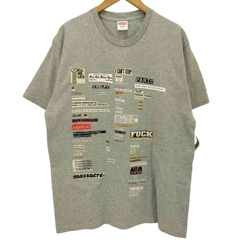 シュプリーム Supreme 18AW Cutouts Tee メンズ JPN:L