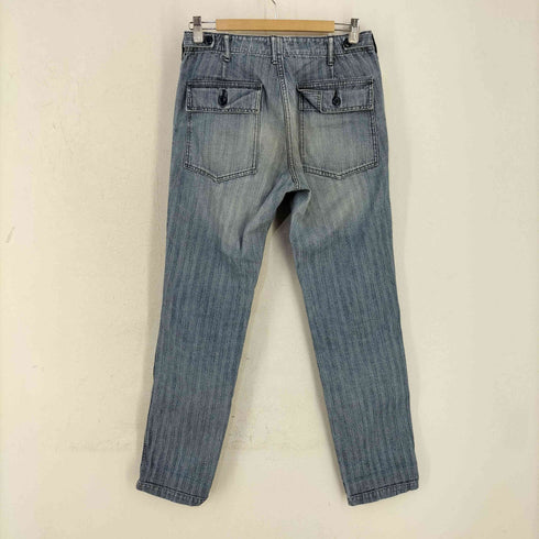 ドゥニーム Denime ボタンフライ デニムヘリンボーン ベイカーパンツ メンズ JPN:S