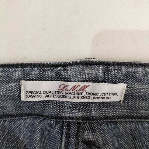 ドゥニーム Denime ボタンフライ デニムヘリンボーン ベイカーパンツ メンズ JPN:S